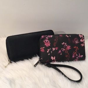 FINAL MARKDOWN BEFORE DONATING!  SET OF 2 Billfolds. Black One Is RFID Blocking.